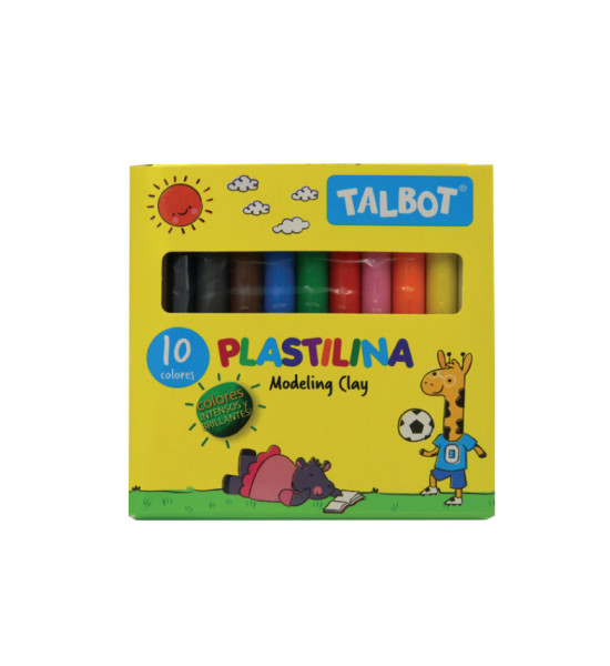 Plastilina, Caja x 10 Colores Surtidos x 15 g. c.u. (150 g.)